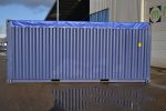 Innenraum eines 20 Fuß Open Top Containers