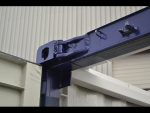 Open Top Container Beladung von oben mit Kran