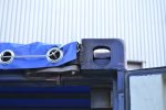 Open Top Container Beladung von oben mit Kran