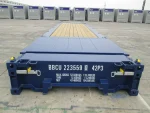 40 Fuß Flat Rack Container ohne Seitenwände