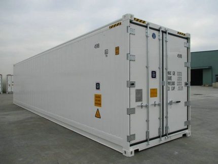 Innenraum Kühlcontainer mit Luftzirkulation