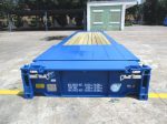 20 Fuß Flat Rack Container ohne Seitenwände