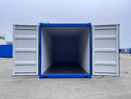 20 Fuß Lagercontainer aus Cortenstahl mit Doppeltür