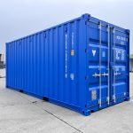 Seecontainer 20 Fuß Dry 1 Reise neuwertig Außenansicht