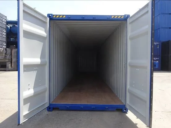 Großer Lagercontainer 40 Fuß aus Cortenstahl