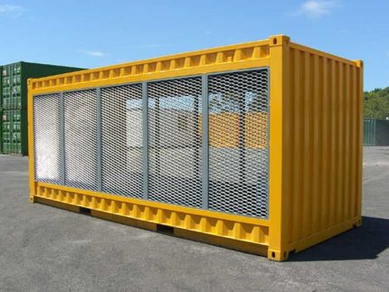 20-Fuß Sicherheitscontainer mit Dachlüftern zur Gasflaschenlagerung