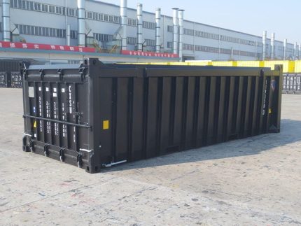 Offener Halbhöhen-Seecontainer aus Stahl für schwere industrielle Nutzung