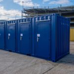 20-Fuß Lagercontainer mit vier seitlichen Zugangstüren für effiziente Nutzung