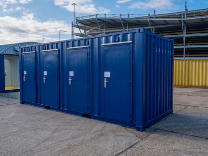 20-Fuß Lagercontainer mit vier seitlichen Zugangstüren für effiziente Nutzung