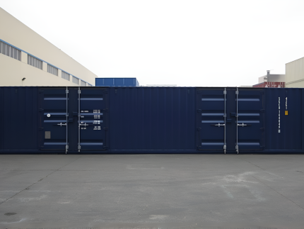 40-Fuß Lagercontainer mit mehreren seitlichen Zugangstüren