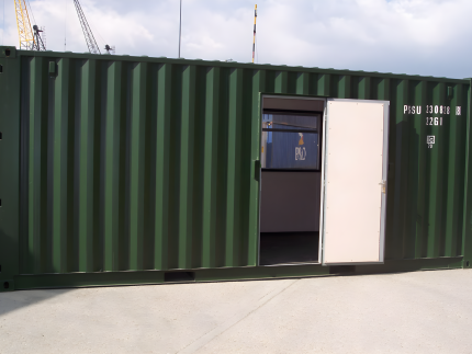 Contentor maritimo 20 pés, Contentores de escritório