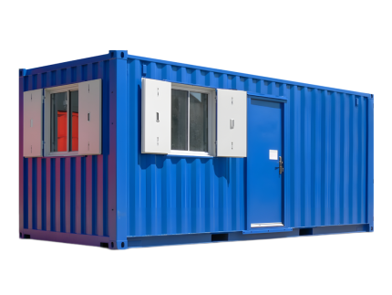 20 Fuß Bürocontainer mit integrierter Küche und Badezimmer außenansicht